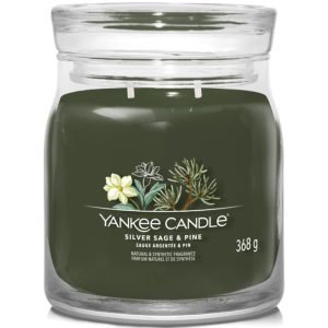 Yankee Candle Signature Medium Jar Silver Sage & Pine 368g
