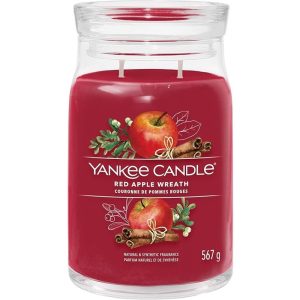 Yankee Candle Signature Large Jar Red Apple Wreath 567g