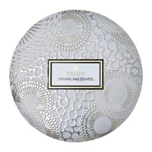 Voluspa 3-Wick Candle Decorative Tin Sparkling Cuvée 340g