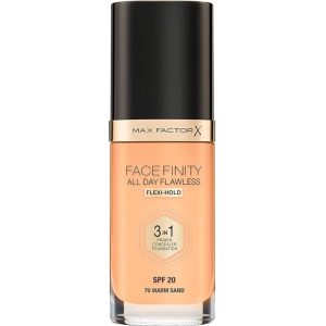 Max Factor Facefinity 3 In 1 Foundation 70 Warm Sand