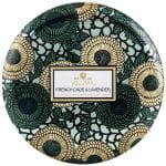 Voluspa 3-Wick Candle Decorative Tin French Cade & Lavender 340g