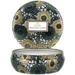 Voluspa 3-Wick Candle Decorative Tin French Cade & Lavender 340g