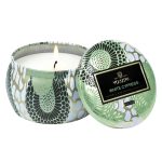 Voluspa Mini Decorative Tin Candle White Cypress 113g