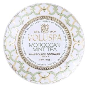Voluspa Decorative Tin Candle Moroccan Mint Tea 113g