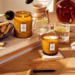 Voluspa Large Embossed Glass Jar Baltic Amber 510g