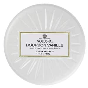 Voluspa Decorative Tin Candle Bourbon Vanille 127g