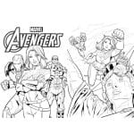 Marvel Legends Colouring Book