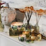 Voluspa 3-Wick Decorative Tin Candle White Cypress 340g