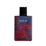 Giftset Replay Signature Red Dragon Man Edt 100ml + Pochette