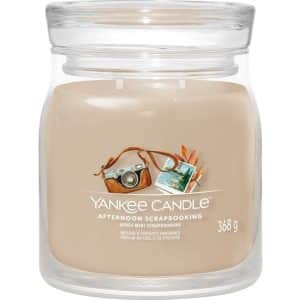 Yankee Candle Signature Medium Jar Afternoon Scrapbooking 368g
